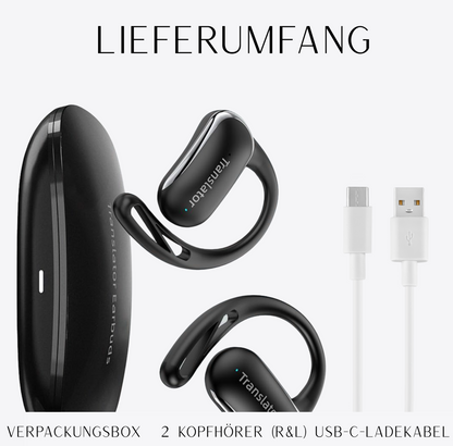 VISION ONE AI F56 PRO | Premium 3-in-1 Kopfhörer für Echtzeitübersetzung