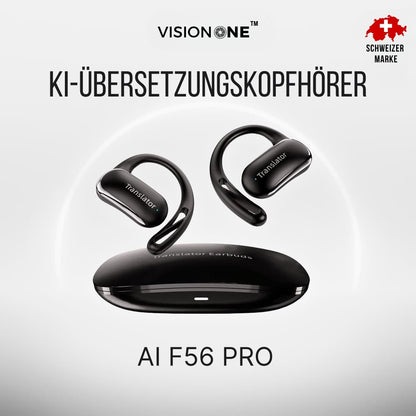 VISION ONE AI F56 PRO | Premium 3-in-1 Kopfhörer für Echtzeitübersetzung